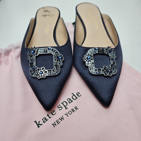 Kate spade flats blue buckle up - Picture 7 of 15